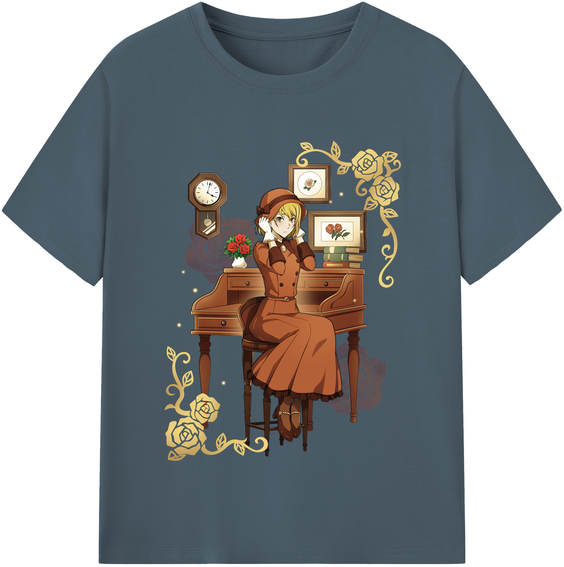 （画像用） 文豪ストレイドッグス Bungo Stray Dogs 綿100％半袖Tシャツ（フロントプリント）